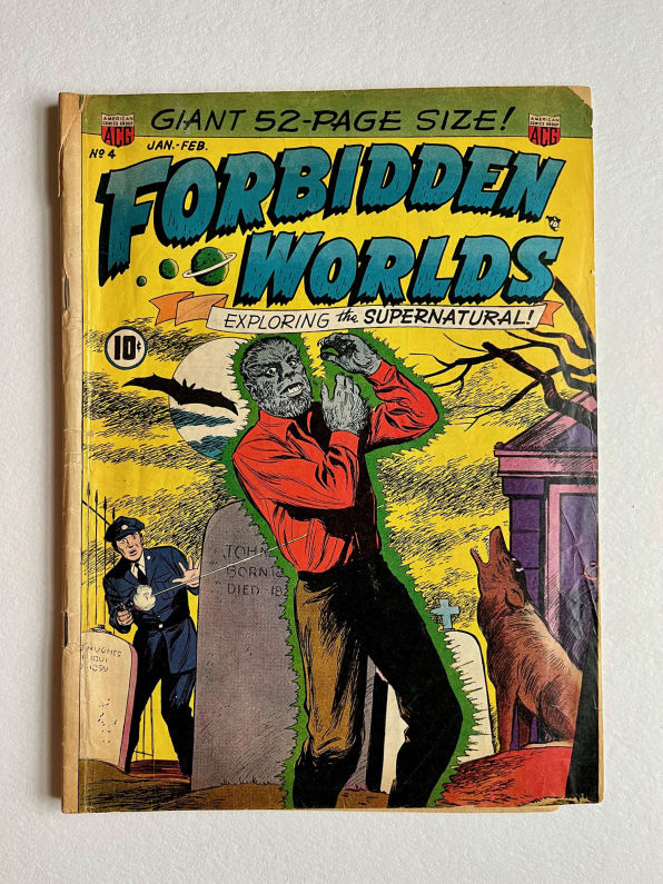 Forbidden Worlds #4, Front Cover (Before)