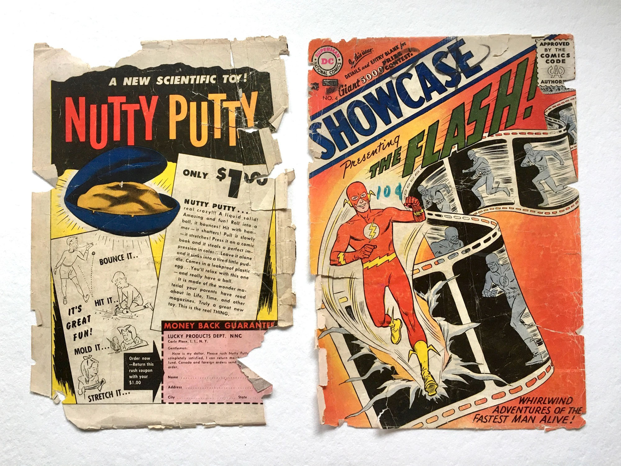 Showcase #4, 1956, Front Cover (Before)