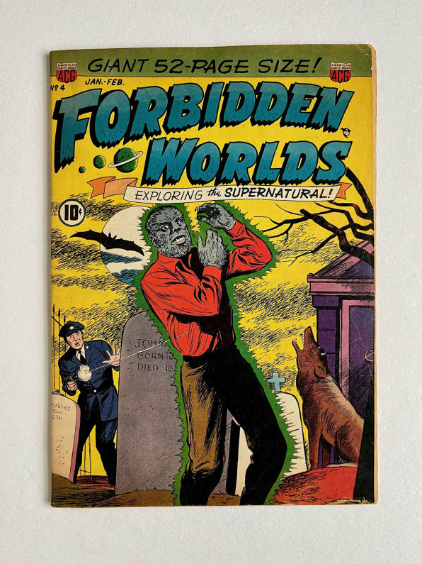 Forbidden Worlds #4, Front Cover (After)
