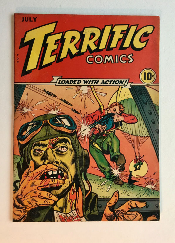 Terrific Comics - July 1944 Front Cover (After)