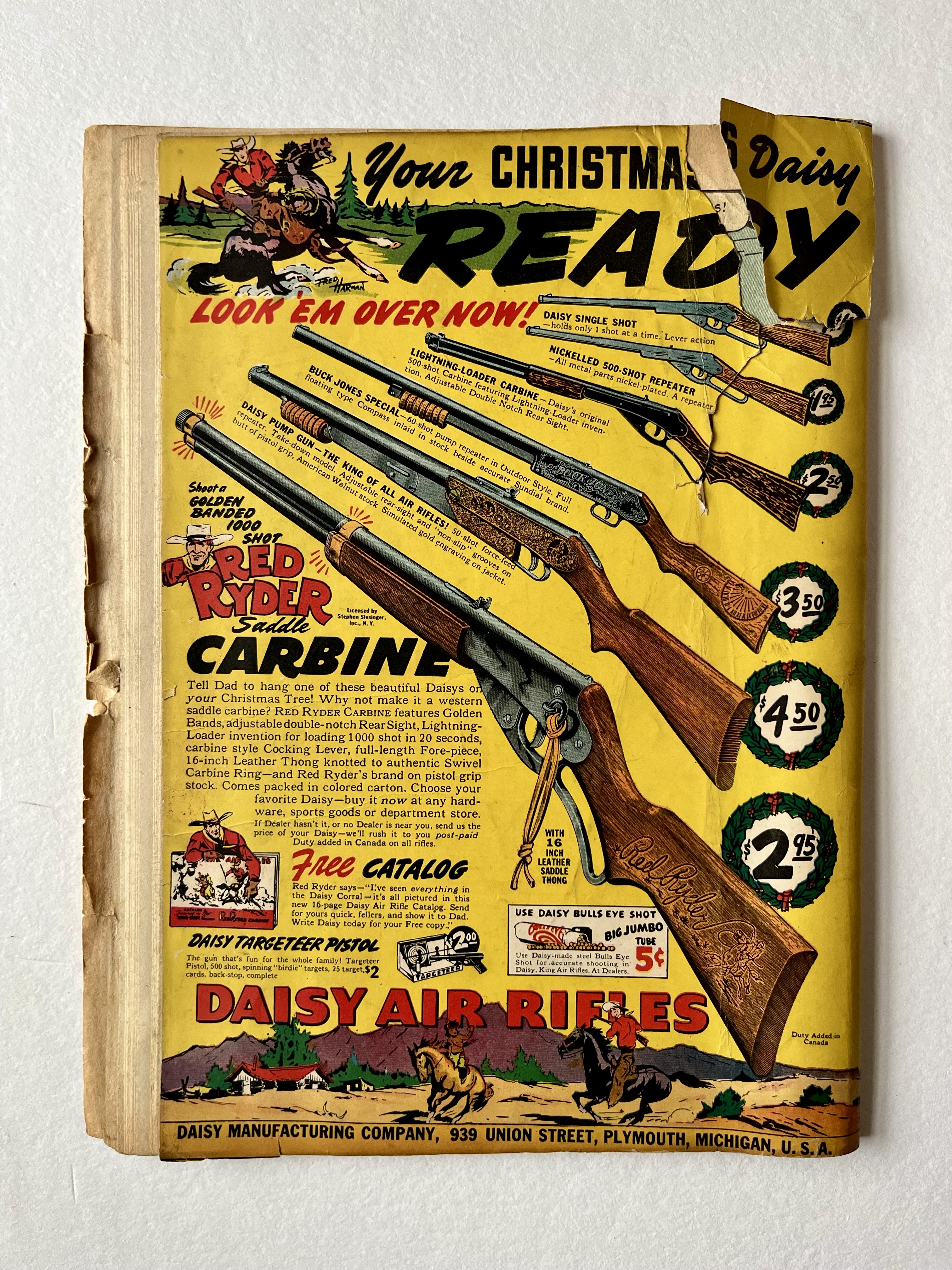 Batman #9, 1942, Back Cover - Before