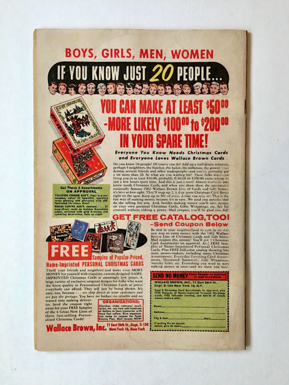 Amazing Fantasy #15 Back Cover After