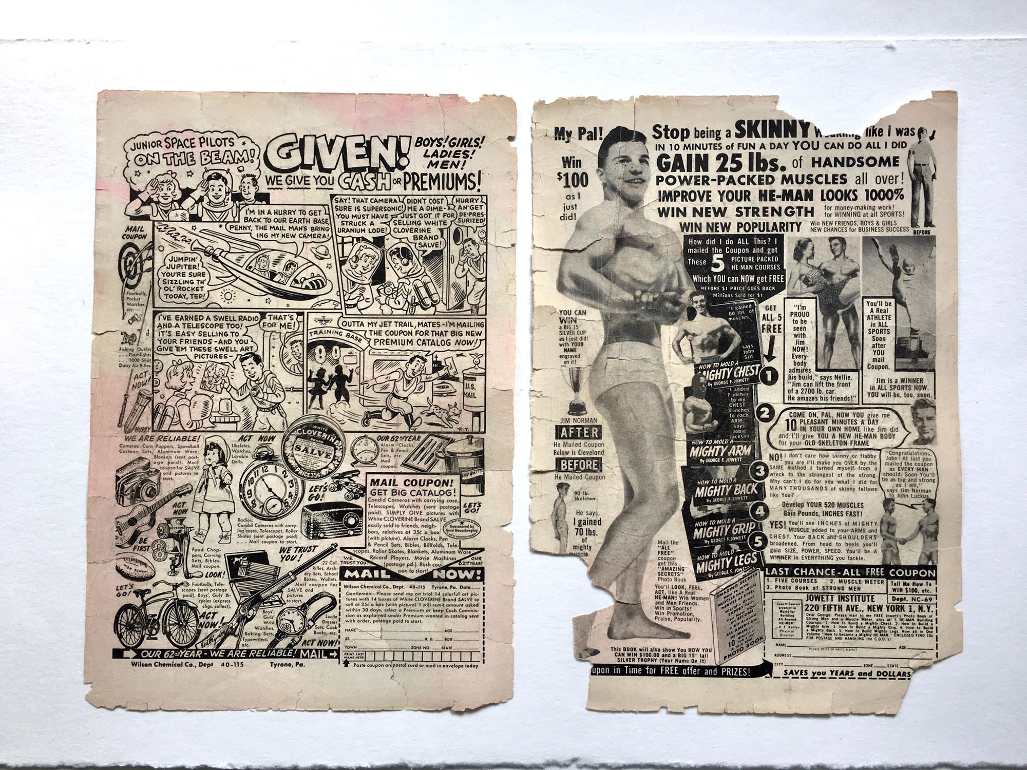 Showcase #4, 1956, Back Cover (After)