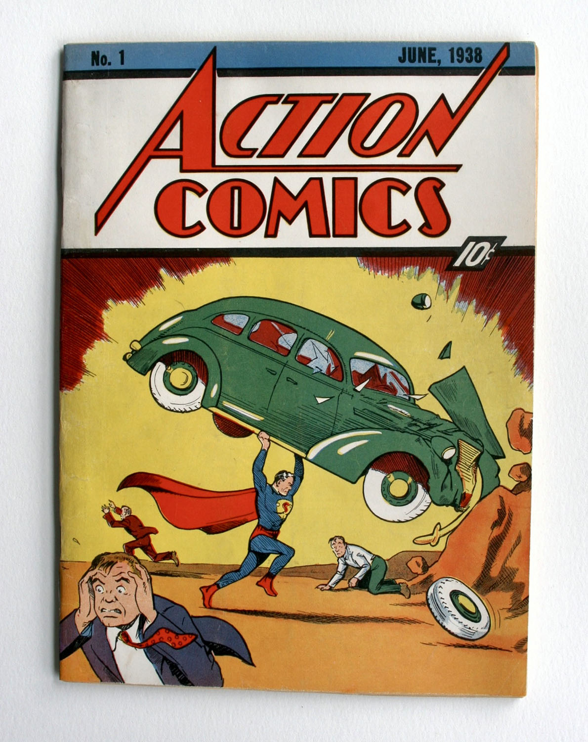 Action Comics - JUNE 1938, Front Cover, After